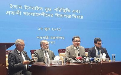 তেহরানে ঝুঁকিতে বাংলাদেশিরা, স্থানান্তর চলছে: পররাষ্ট্র সচিব