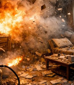 উত্তরায় গ্যাস লিকেজ থেকে বিস্ফোরণ, শিশু-নারীসহ দগ্ধ ১০