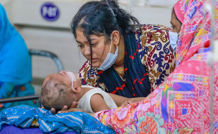 হামের উপসর্গে আরও পাঁচ শিশুর মৃত্যু, আক্রান্ত ৮৭৭