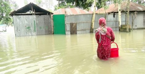কুড়িগ্রামে নিম্নাঞ্চল প্লাবিত, পানিবন্দি ১০ হাজার মানুষ