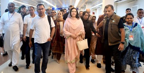 সিলেট পৌঁছেছেন প্রধানমন্ত্রী