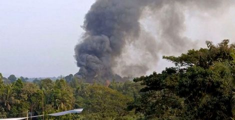 বিস্ফোরণের শব্দে কেঁপে উঠল টেকনাফ সীমান্ত