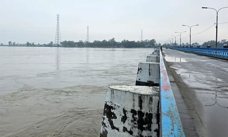 পাহাড়ি ঢলে তিস্তার পানি বিপৎসীমার কাছাকাছি, নিম্নাঞ্চলে বন্যার শঙ্কা
